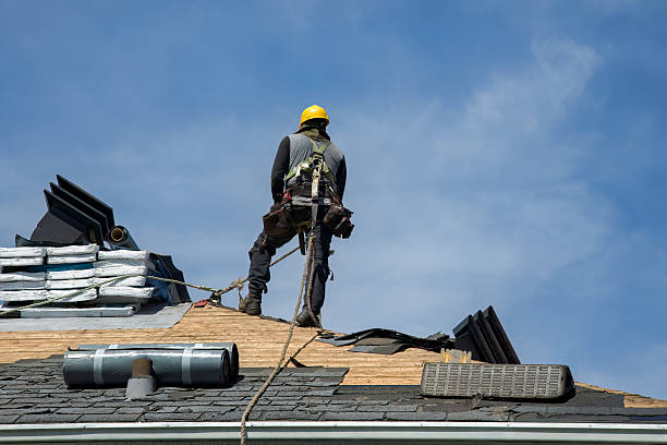 Professional Roofing technician working in Lynden, WA
